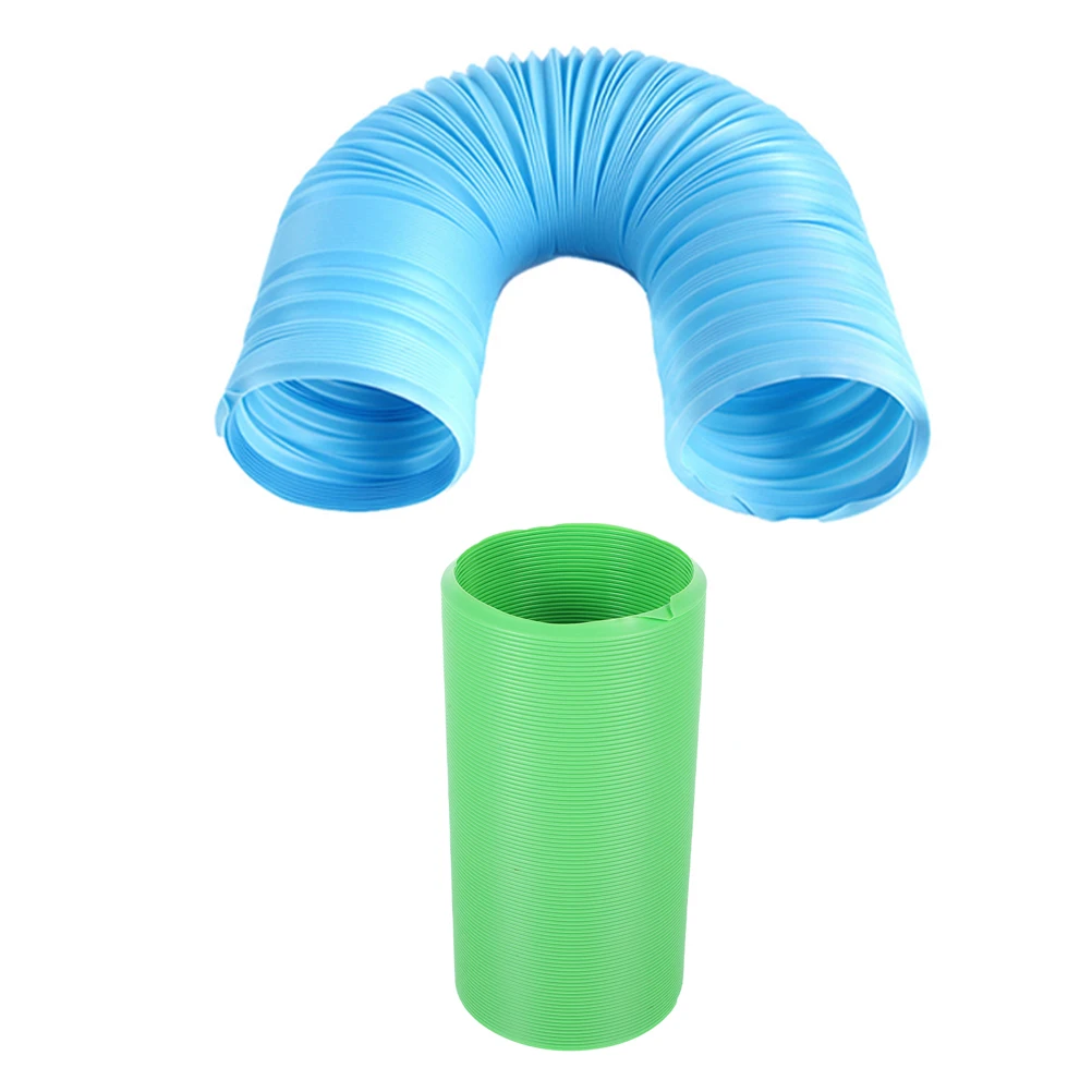 

2pcs Hamster Fun Foldable Exercise Training Ferrets Small Animal Hiding Tube Durable Pet Activity Structure Rat For Cage Hamster