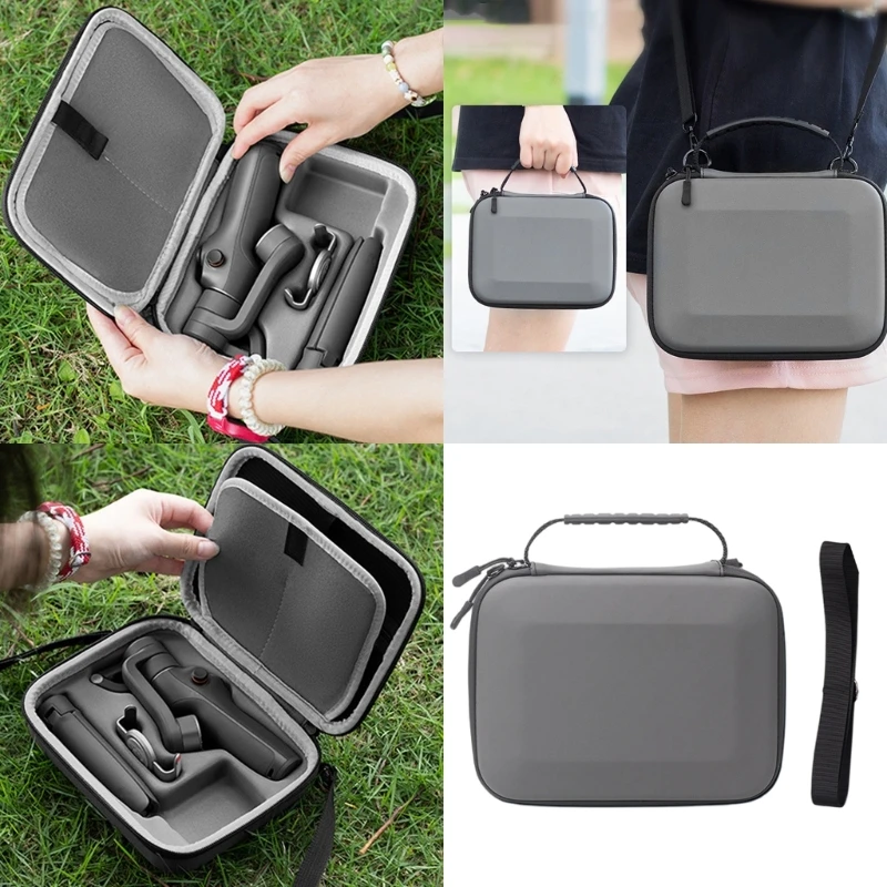 PU Leather Shoulder Bag For dji OM6 Holder Storage Box With Spacious Interior And Pressure Resistant Outer Casing Case