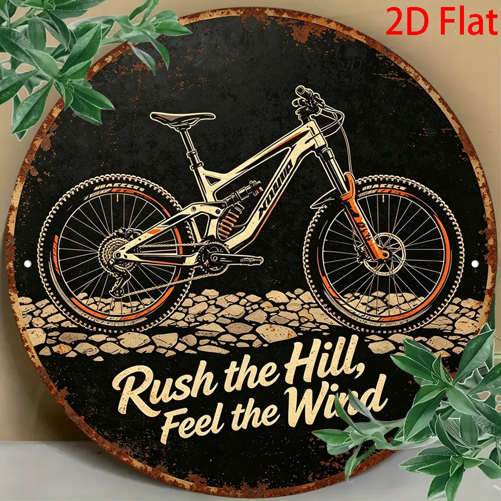 2D平面デザインの「マウンテンバイク」レトロロゴ装飾画（7. - Mountain Biking Logo のレビューと価格