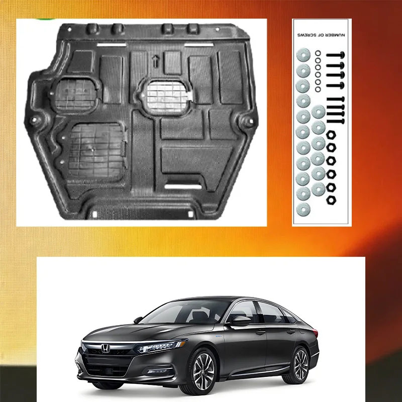 Durable Underbody Protection Engine Skid Plate For  Honda Accord 10th Gen  2018-2018 1.5T 2.0L High Quality Engine Shield Car