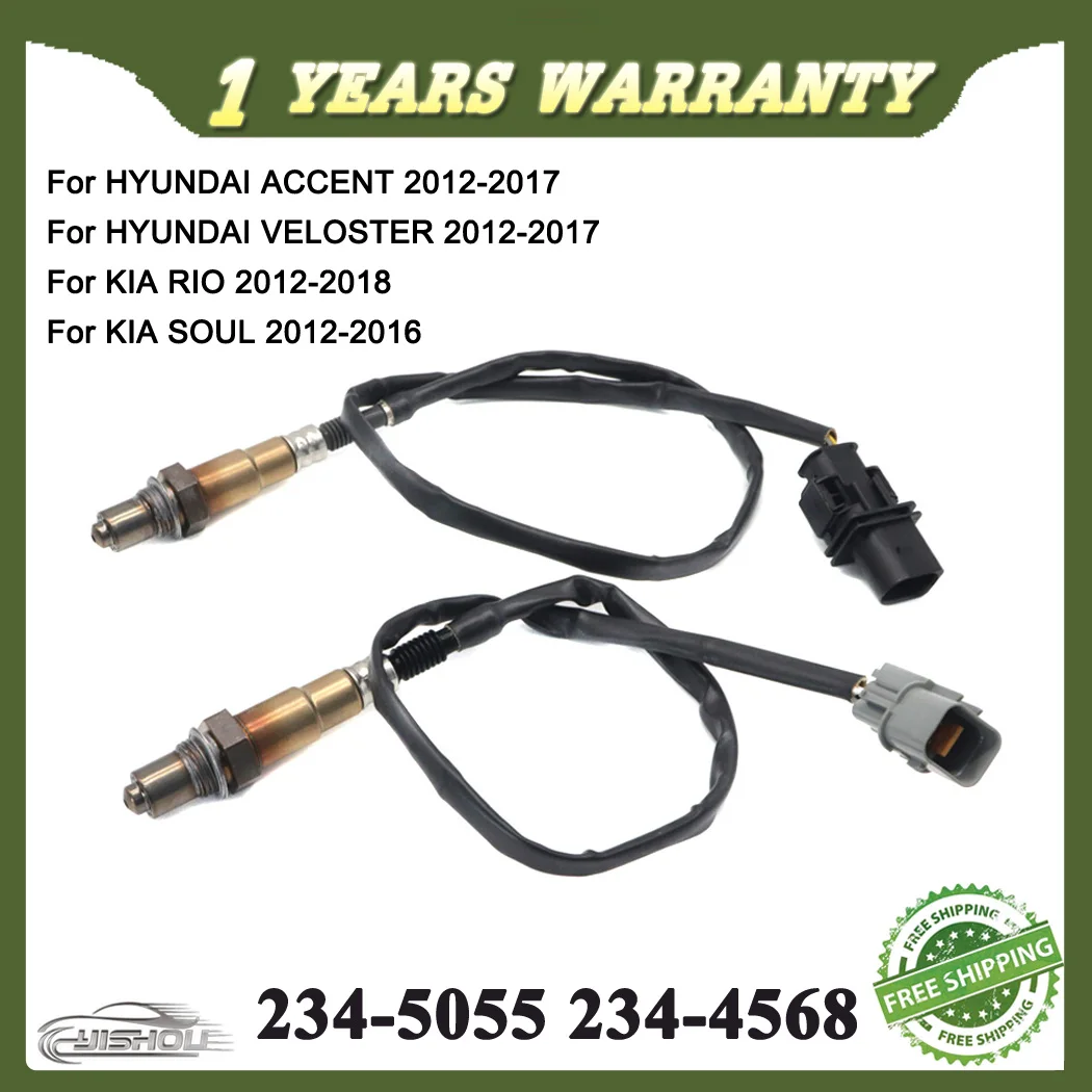 

Новый 234-5055 234-4568 автомобильный датчик кислорода вверх и вниз O2 для Kia Rio Soul Hyundai Accent Veloster 2344568 2344568