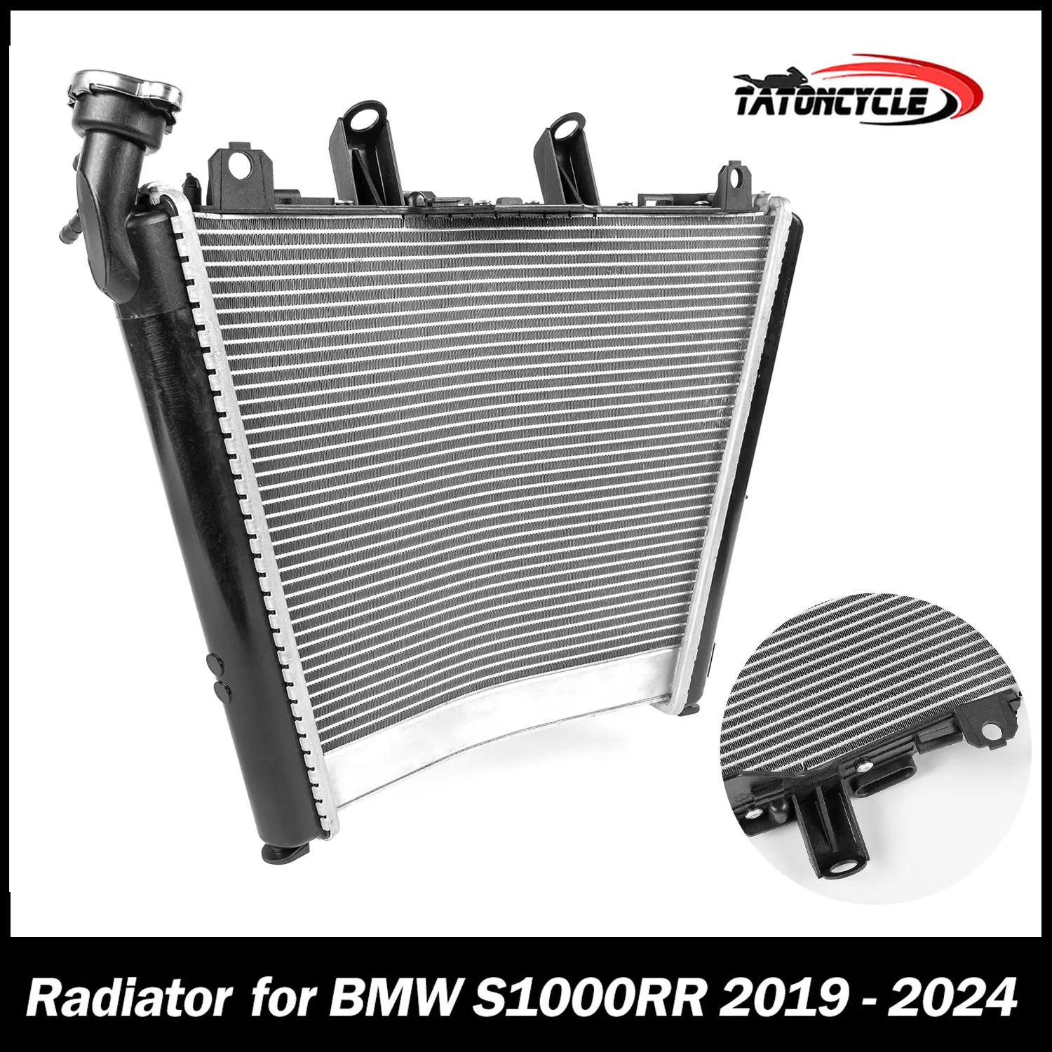 

For BMW S1000RR Aluminium Radiator Cooling System 2019 2020 2021-2024 Scooter Radiator Replacement Motorcycle Accessories