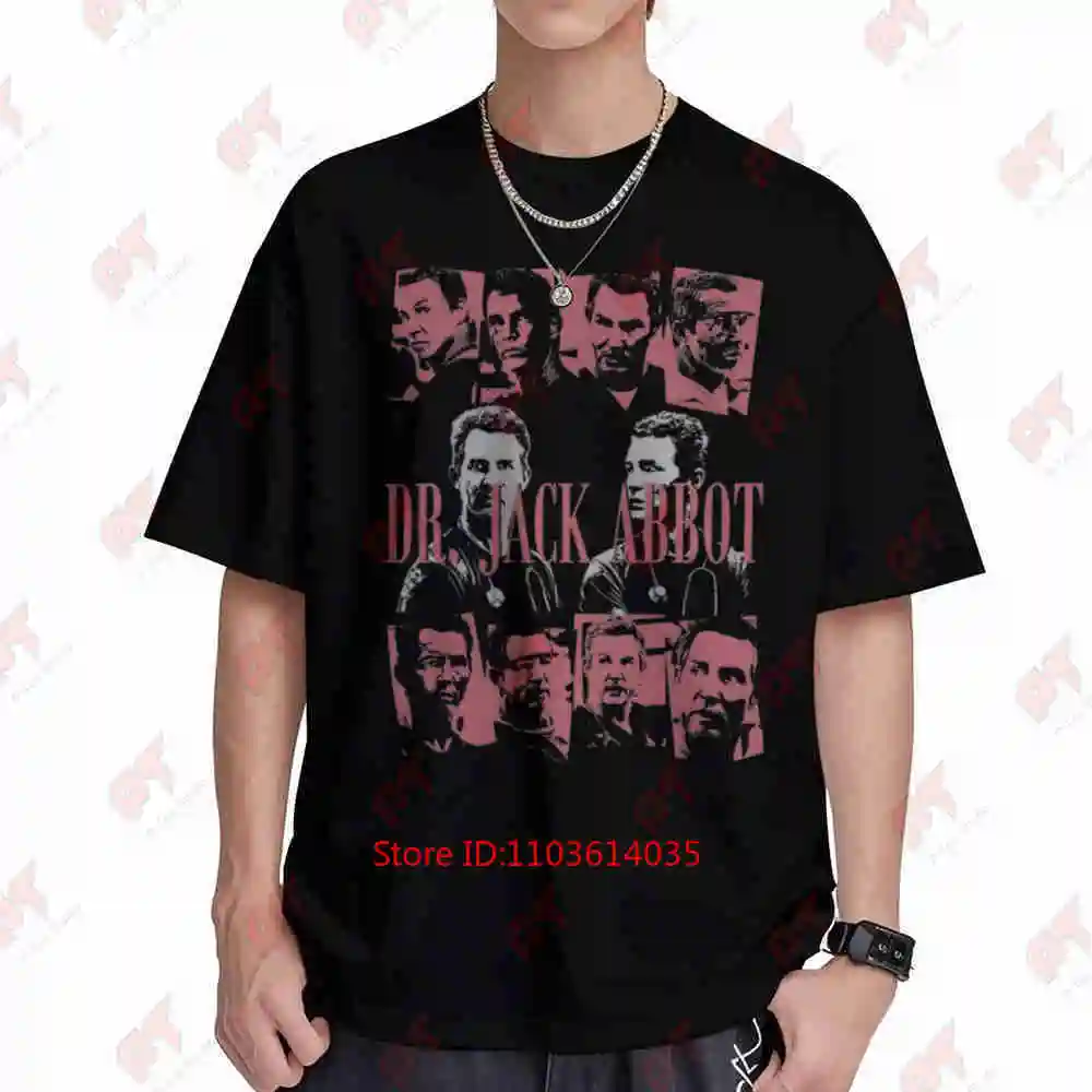 Dr Jack Abbot Medical Drama Short Sleeve Tee 100% Cotton T-Shirt