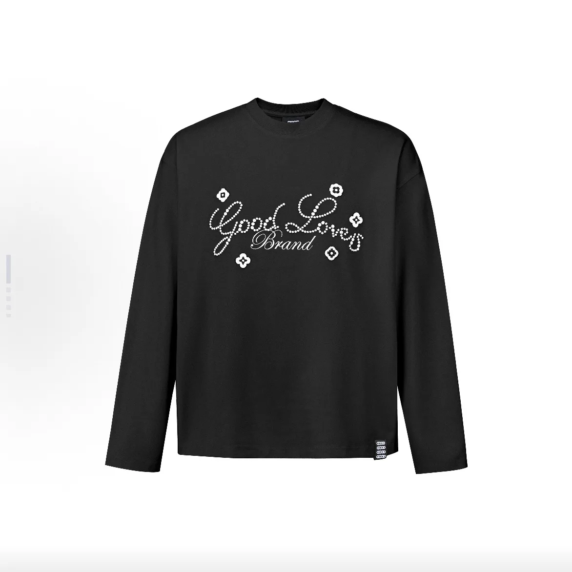 

Goodbrand New 2026 GOOD LOVES Floral Slogan Premium Luxury Unisex Fitted Long Sleeve