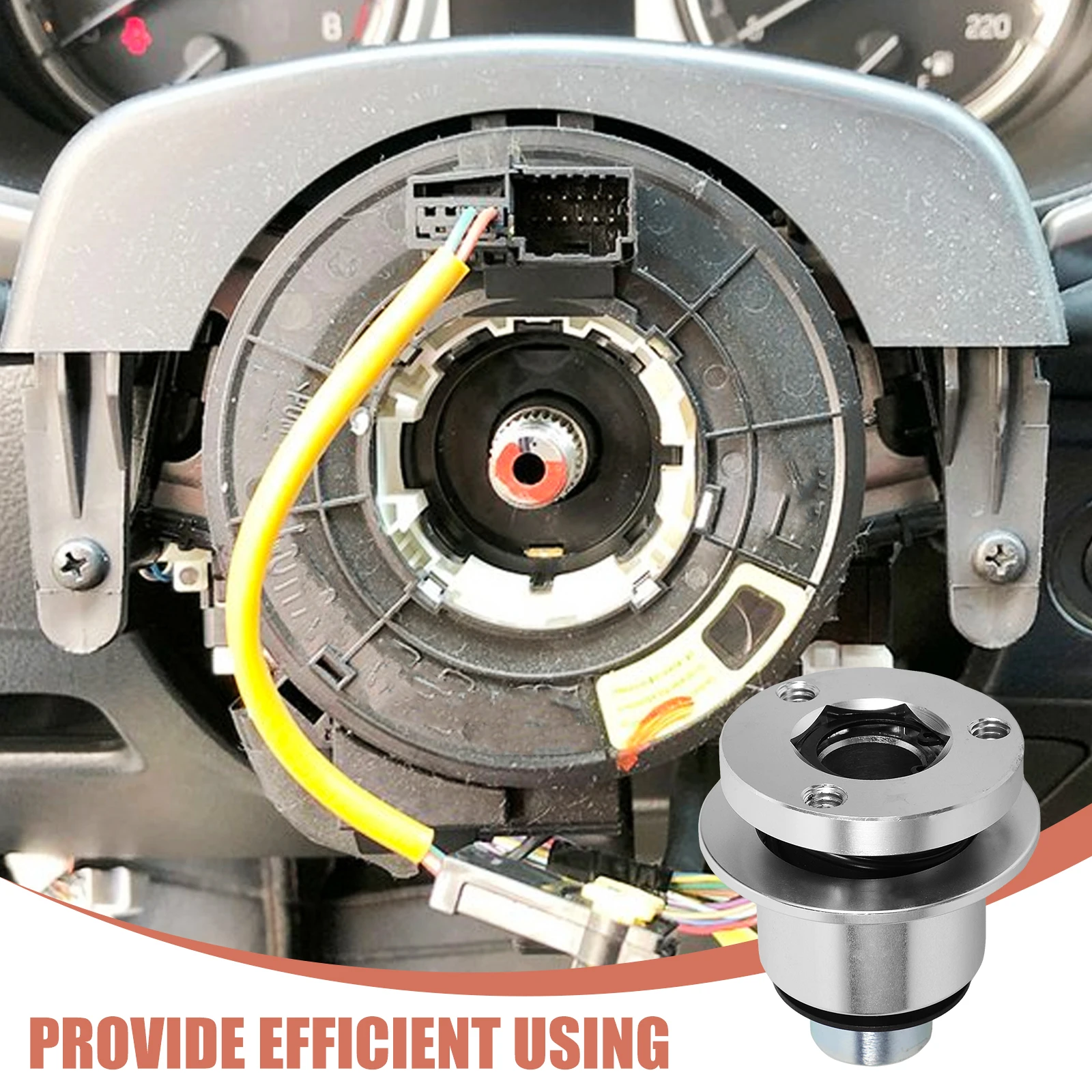 

Steering Wheel Quick Release Degree Rotatable Car Accessories Adapter Disassembly Tool Steering Wheel Hub Adapter