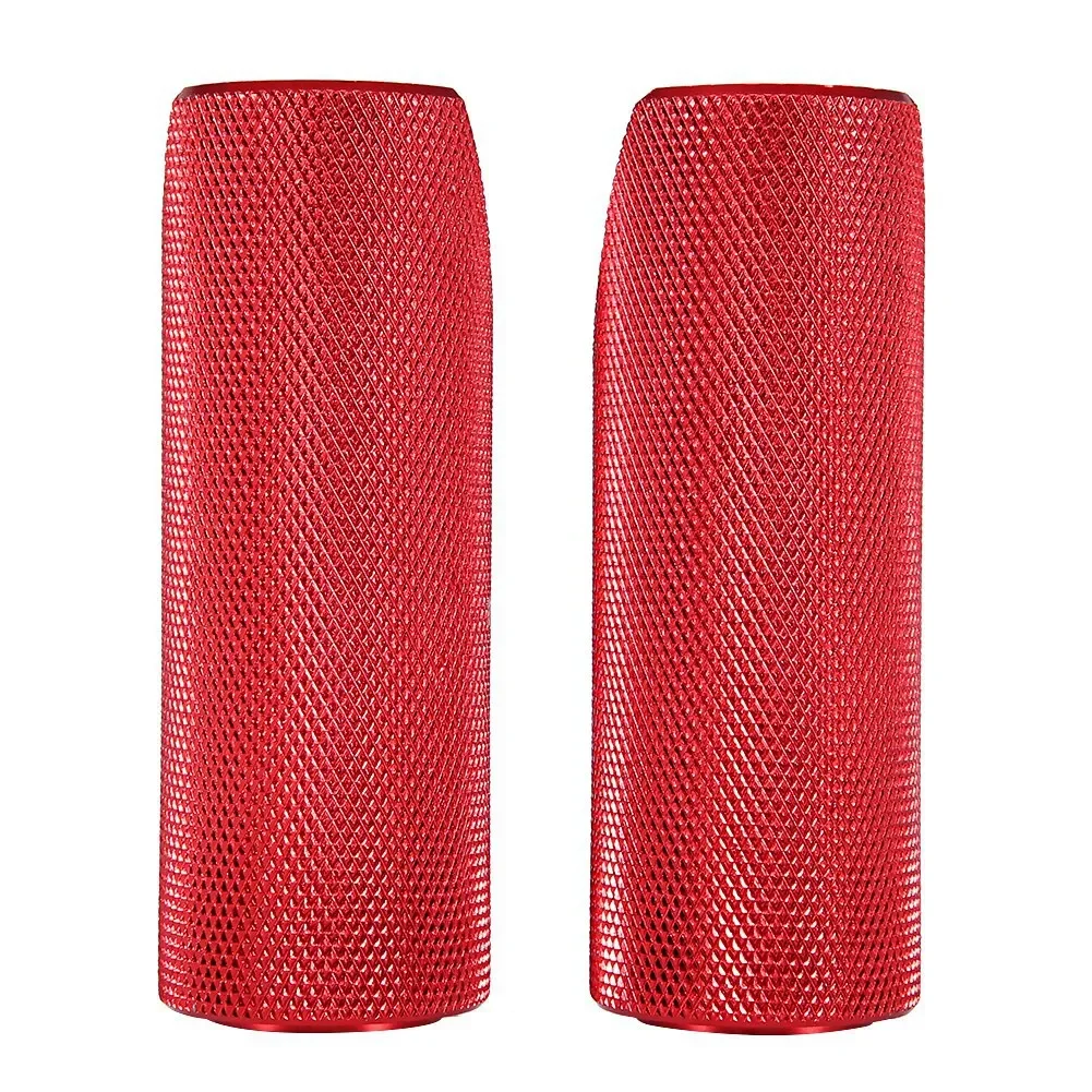 2pcs Motorcycle Aluminum Alloy Foot Pegs Footboard Accessories Fit for Honda(Red)