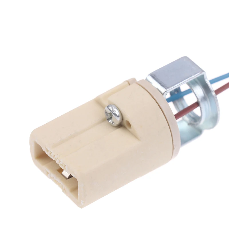 G9 Light Bulb Socket Ceramic Lamp Base Holder Connector Led Halogen Light LED Lamp Bulb Holder Base Ceramic Body