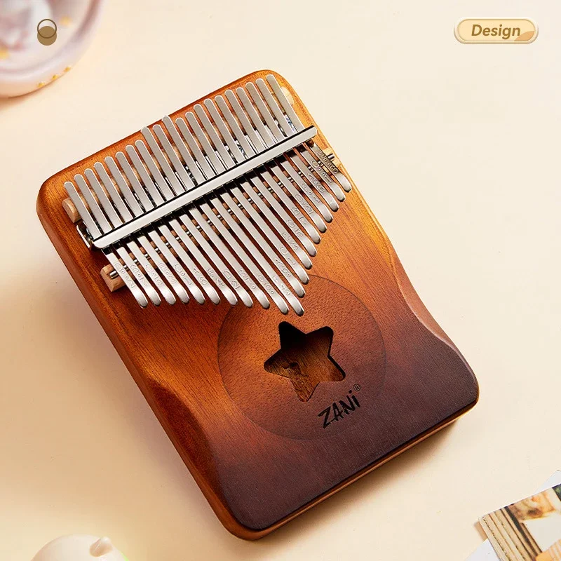 17 / 21 Keys Kalimba Thumb Piano High Quality Wood Mbira Body Musical Instruments With Learning Book Childrens Birthday Gifts