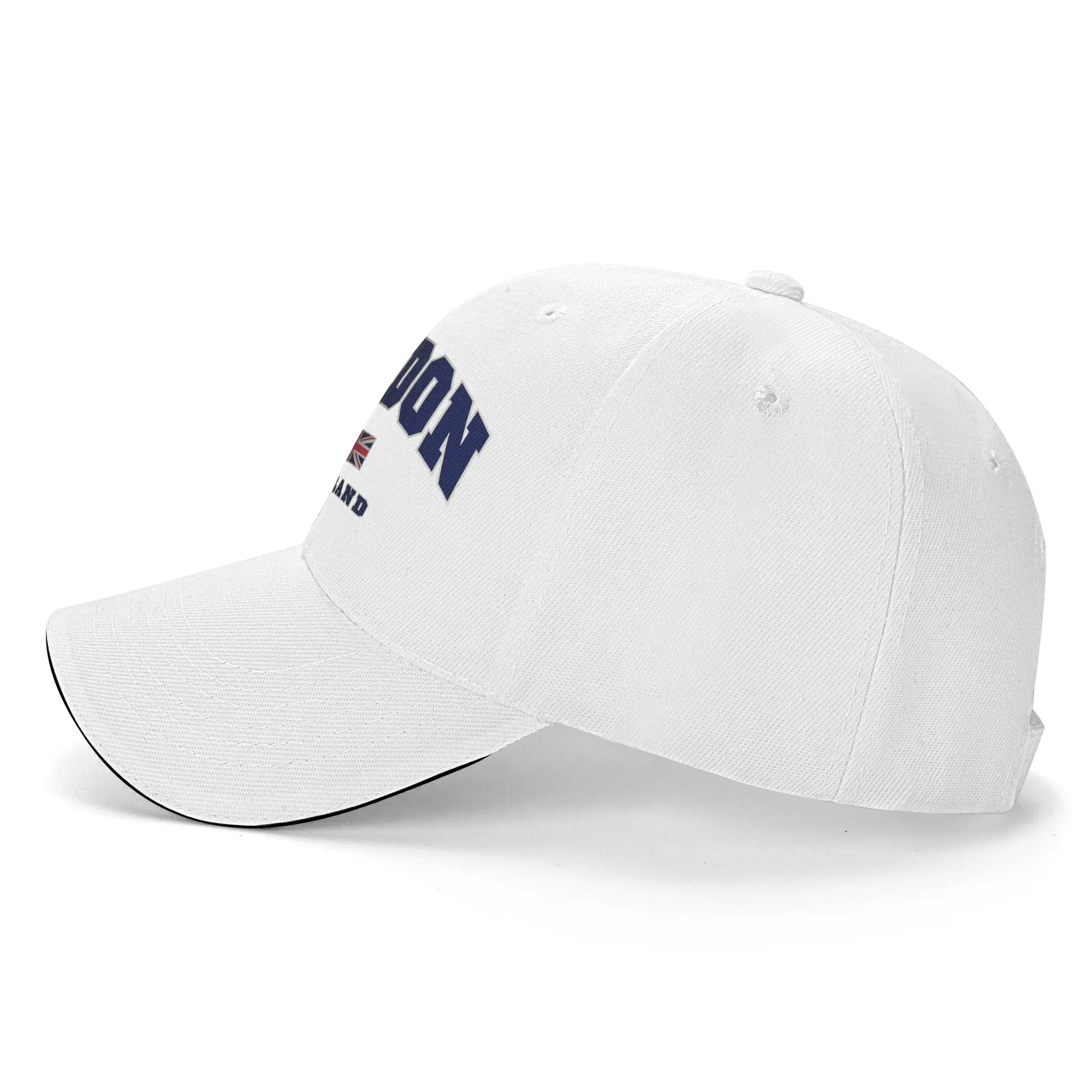 Bold London England Flag Baseball Cap  y2k Funny Couple Women Trucker Hat Dropshipping Print Outdoor Sports Snapback Cap