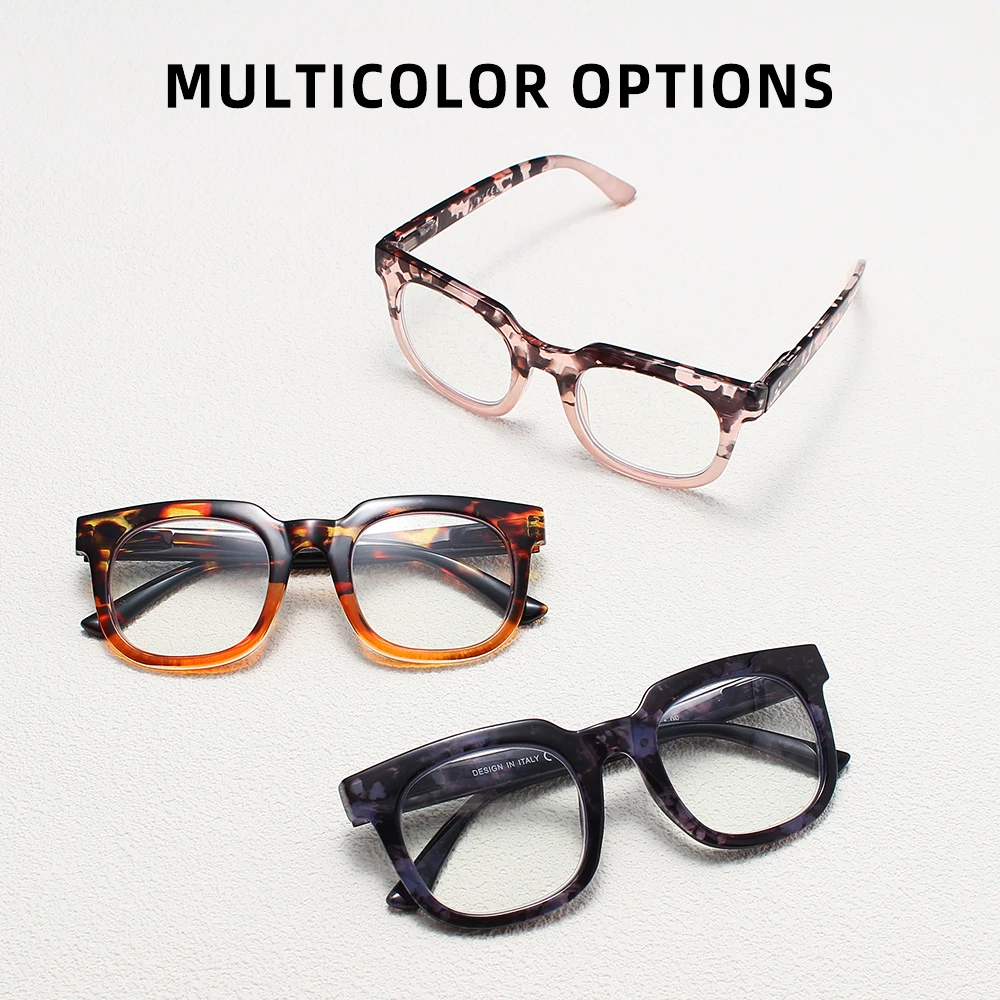 KINGDREAM Occhiali da lettura Casual per uomo Donna Occhiali da presbiopia a luce blu Lettore +1.0+1.5+2.0+2.5+3.0+3.5