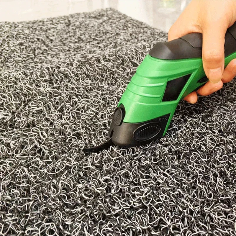 4V Electric Scissors, Home USB Charging, Cordless Sewing Scissors DIY Leather/Fabric/Cardboard Cutting Tools, Tufting Scissors