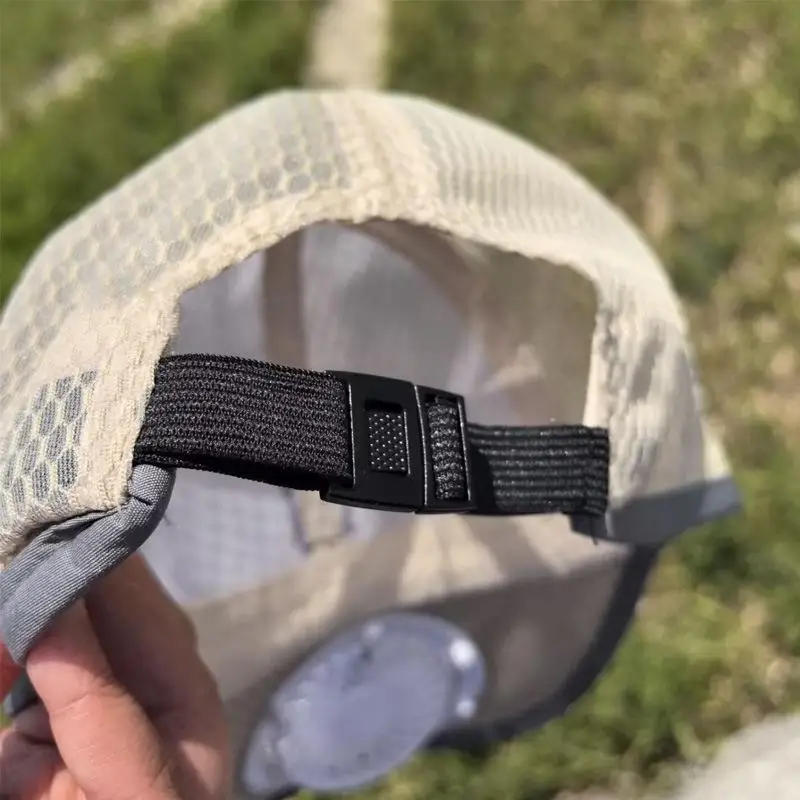 Gorras de béisbol con ventilador recargable con energía Solar para adultos, gorras de malla de refrigeración transpirables con protección solar para exteriores de verano