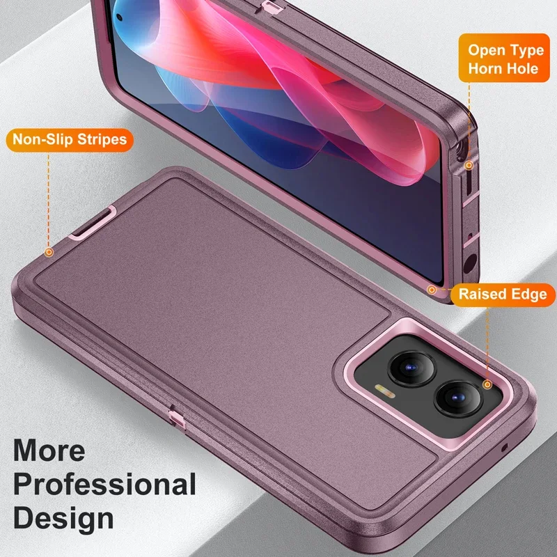 Heavy Duty Otter Armor Box Case for Motorola Moto G 5G 2024 Moto G Stylus Play Power Hard Silicone Shockproof Back Full Cover