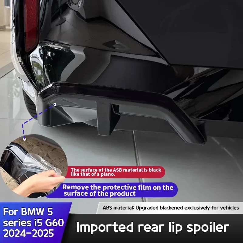 

High Quality 5 Series G60 2024-2025 Black Luster Car Bumper Diffuser Sp Spoiler Rear Lip Body Kit Access