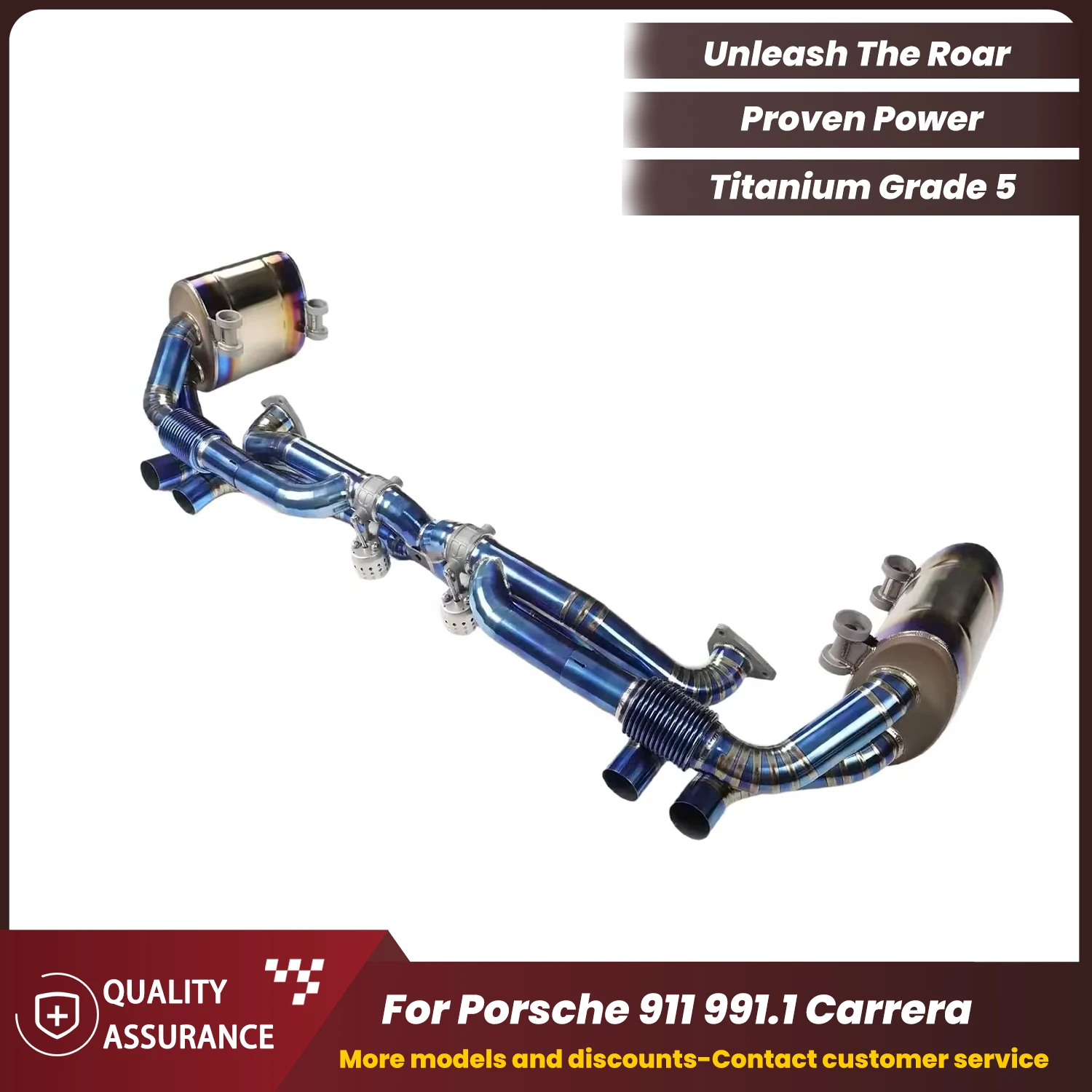 

ECCF Titanium Catback Performance Exhaust for Porsche 911 991.1 Carrera 2012-2016