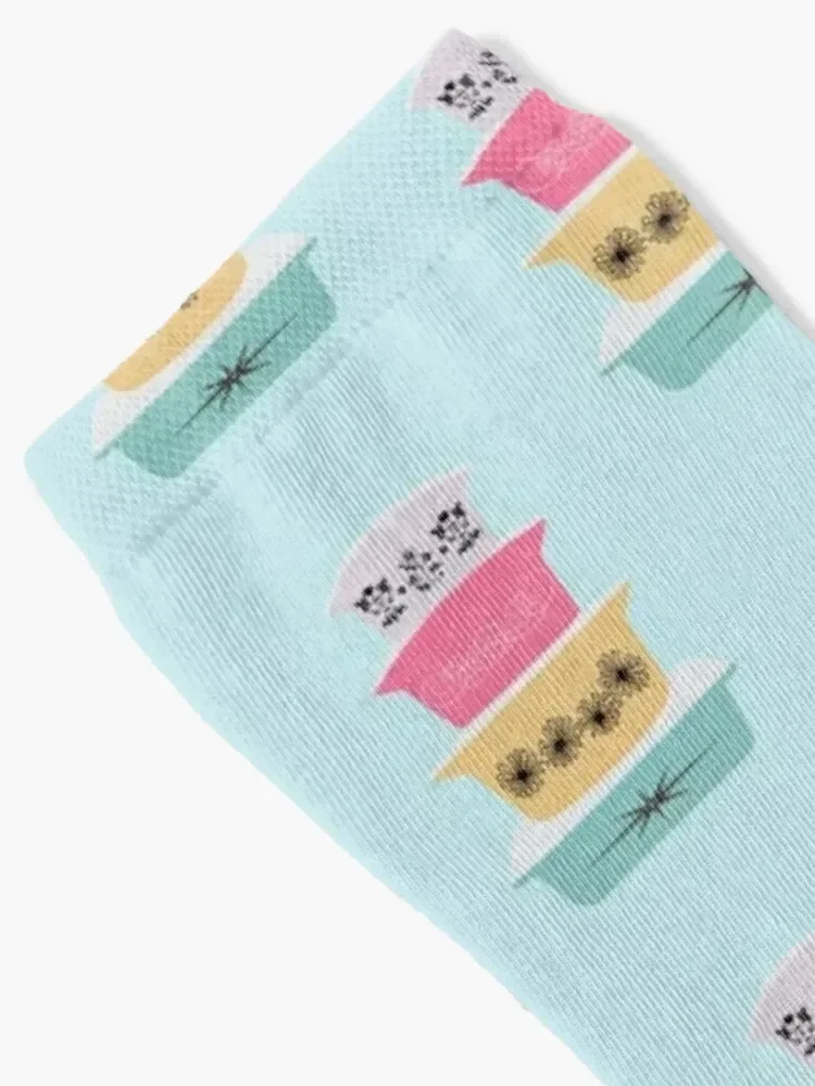 Pyrex Pretties 2 Socks floral cartoon Girl'S Socks Men's