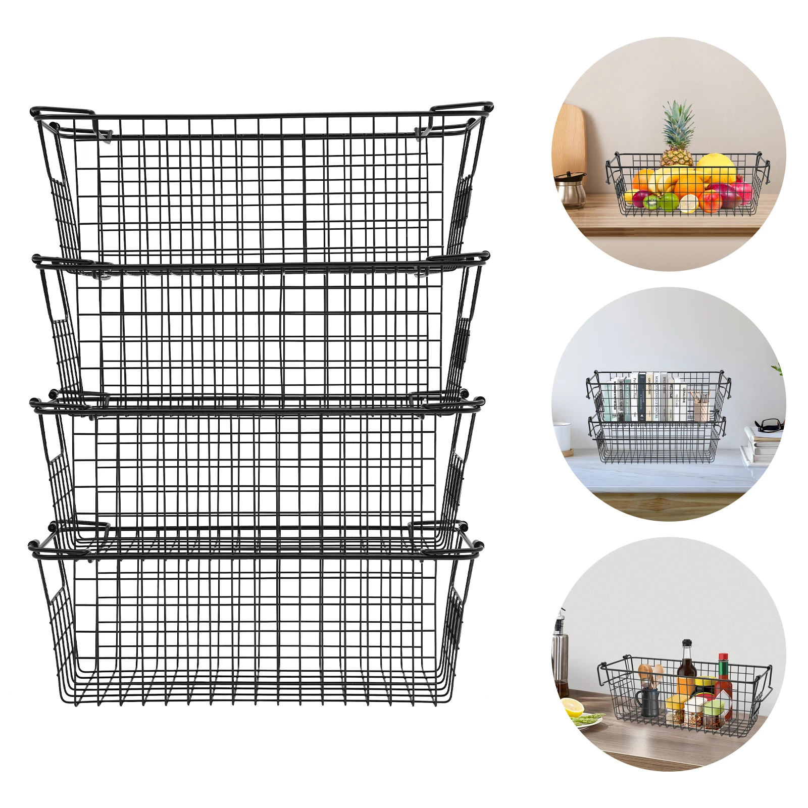 Stackable Storage Baskets, Storage Baskets, Vegetable Storage Baskets