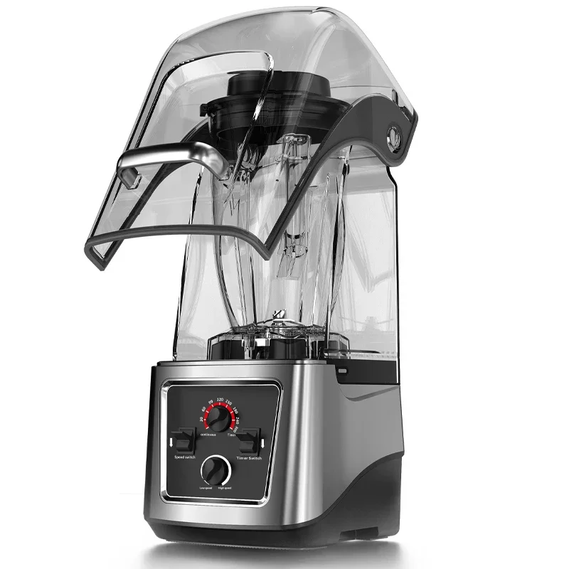 RANBEM High Speed 1600 Watt 4L Heavy Duty  Commercial Smoothie Maker Quiet Commercial Blenders with Soundproof Shield