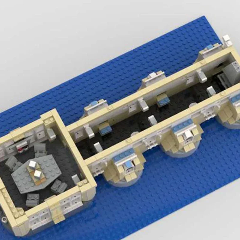アーバンストリートビューシリーズ Moc ビルディングブロックモジュラータワーブリッジモデルテクノロジーレンガ DIY アセンブリビルドおもちゃホリデーギフト