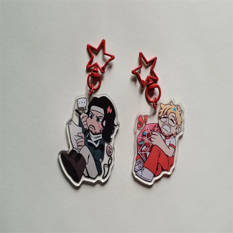 Iron Lung and Project Hail Mary Keychains Ryland Grace Simon Acrylic Bag Charm Collectible Sci-Fi Book Indie Game Fans Gift