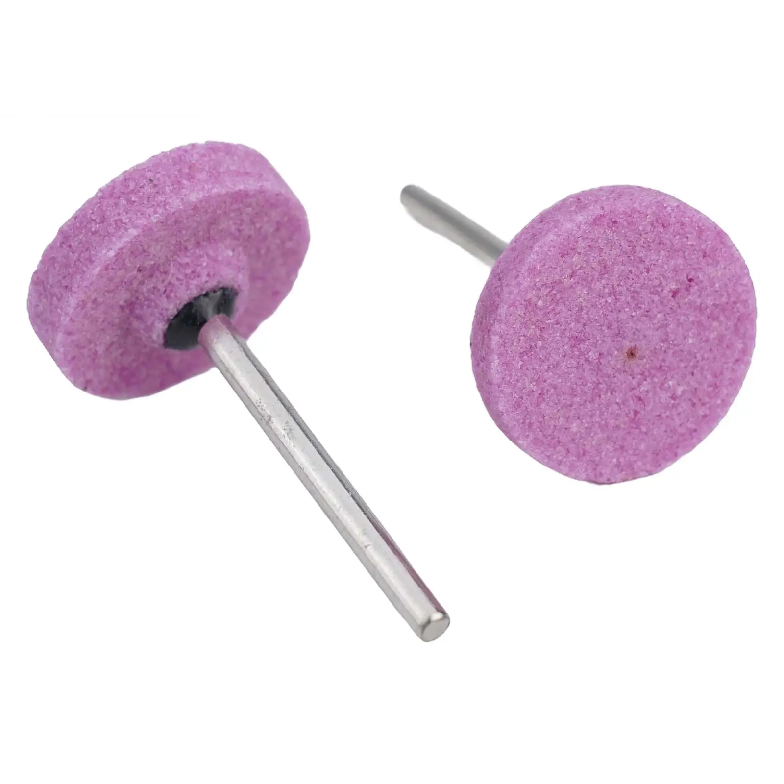 T-Type Corundum Grinding Heads 6pcs for Polishing For Metal Stone Glass with Rotary Tool Mounting Compatibility