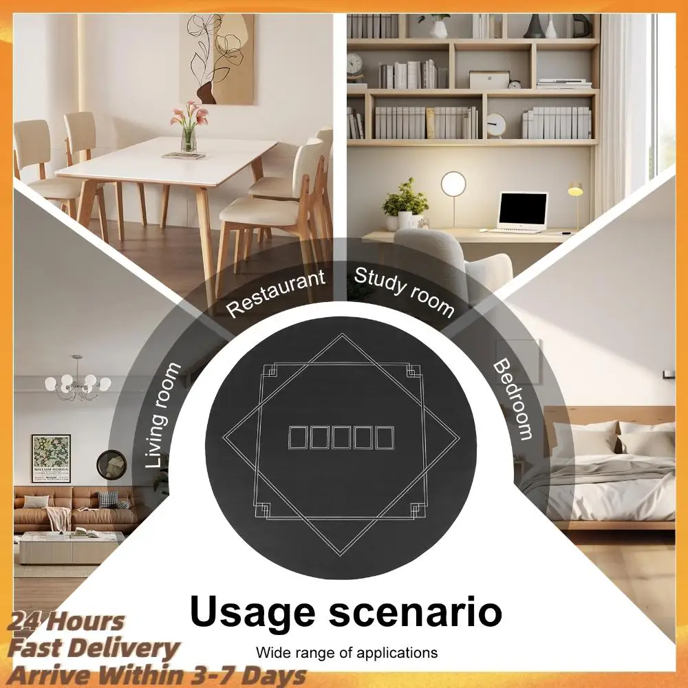 

Складной коврик для покерного стола 120x120 см с прошитыми краями, профессиональный коврик для казино с резиновым покрытием для игры в любом месте