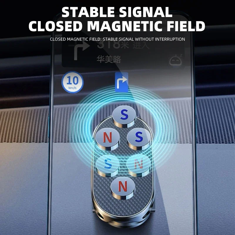 Magnetic Suction Car Phone Holder 360° Rotatable For Skoda Octavia Fabia Kamiq Kapoq Kodiaq Rapid SCALA Superb Car Accessories - view 4