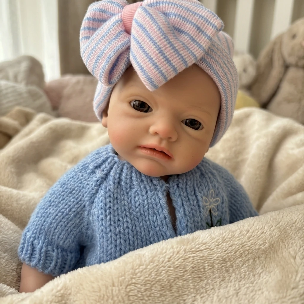 13 Inch Full Body Solid Silico - огляд і ціна Reborn Baby Doll Silicone Realistic