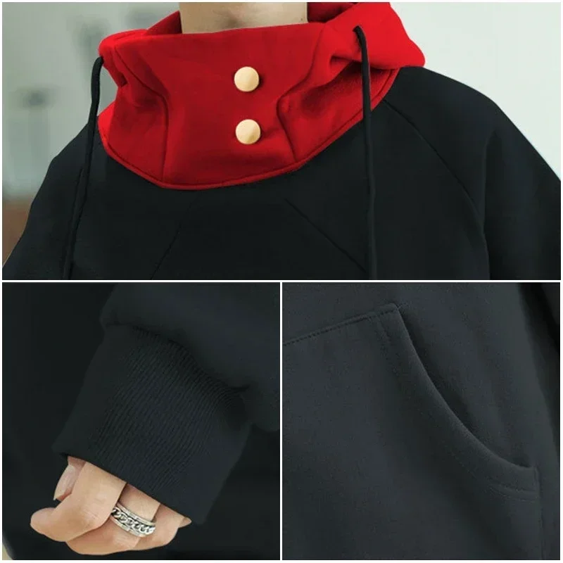 Halloween Anime Itadori Yuji Cosplay Costume Sweatshirt Adult Unisex Pullover Coat Casual Men Hoodie Jacket Pink Cosplay Wig view 4