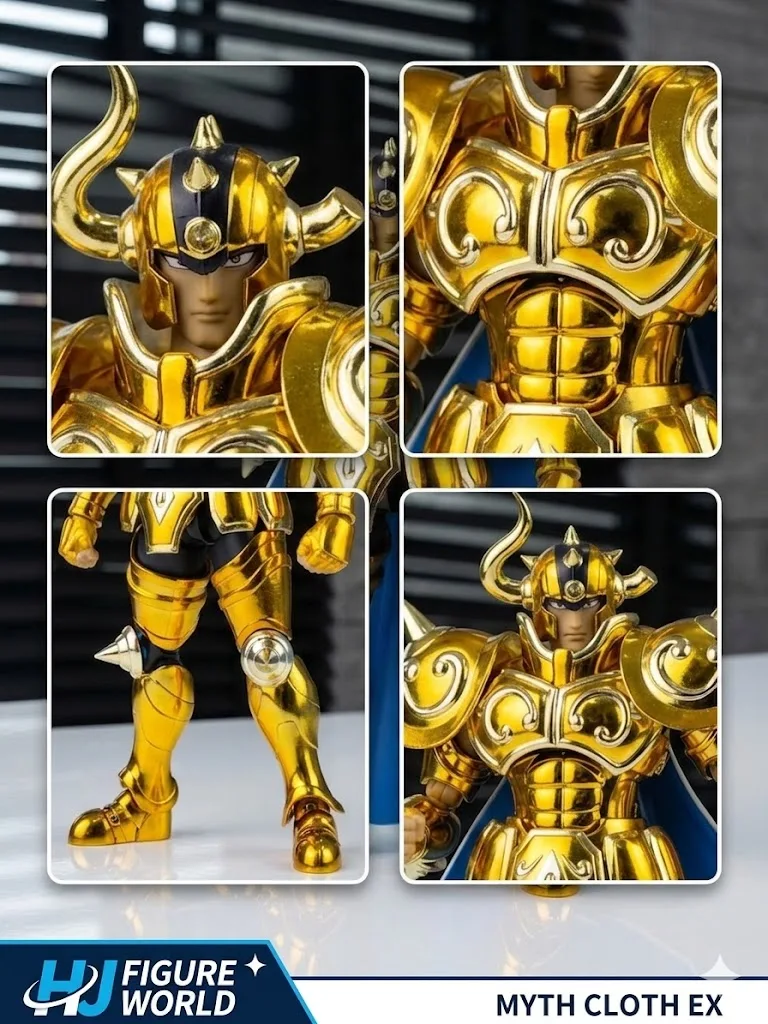 【Envío en 8 Horas】 Saint Seiya CS Modelo Taurus Aldebaran Myth Cloth EX, Figura de Acción de Metal Fundido a Presión, Juguete Coleccionable, Regalo