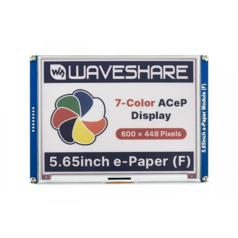 5.65inch ACeP 7-Color E-Paper E-Ink Display Module, 600×448 Pixels