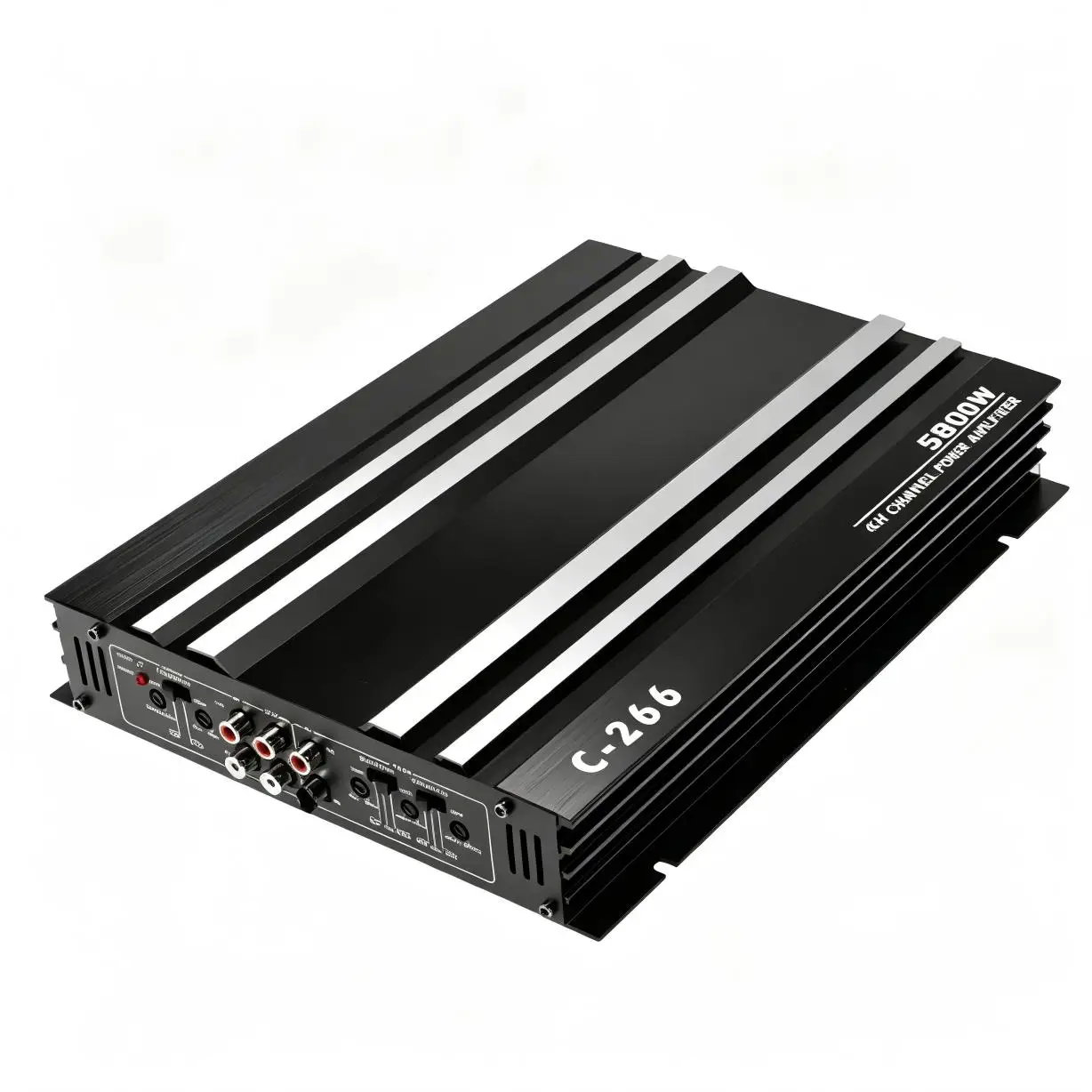 C-266 Car Audio Upgrade Power Amplifier 4 Channel 5800W Power Stereo Amplifie Audio Speaker Subwoofer Treble Mid-bass
