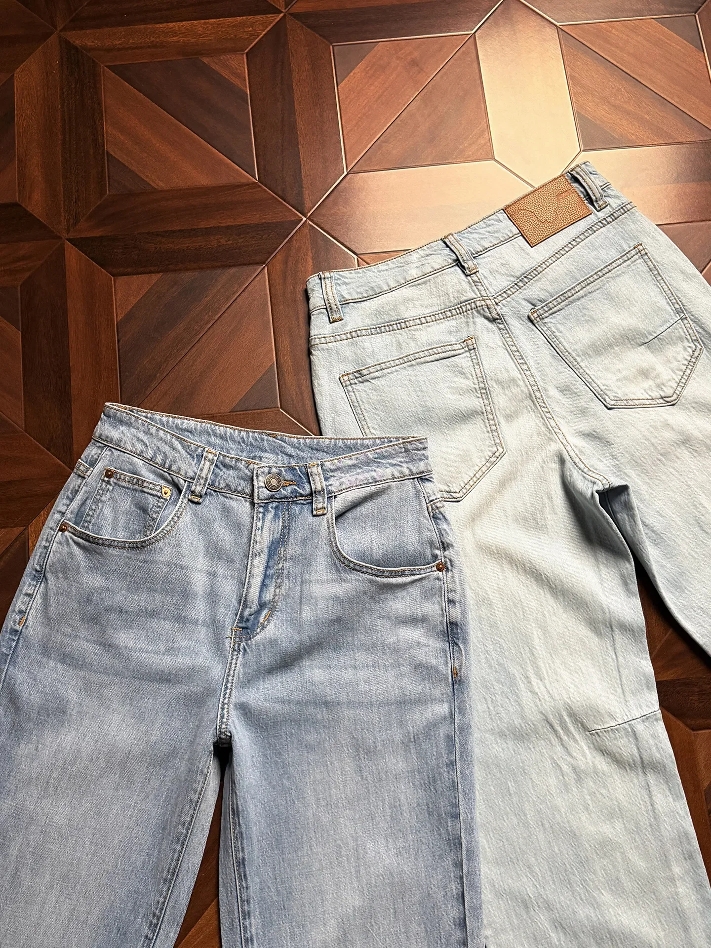 

High-end Lyocell breathable and not stuffy 12.2 oz straight-leg jeans, multi-scene wear