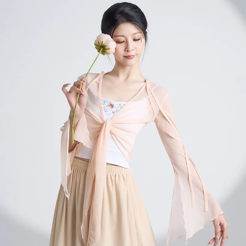 

Classical dance costumes new autumn adult gauze practice clothes female elegant