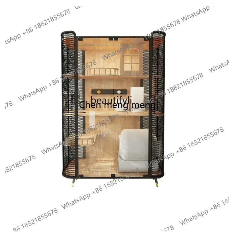 ss 26 Luxury Large Cat Villa Transparent Three-Layer Panoramic Home Indoor Cat Cage Cabinet House Villa