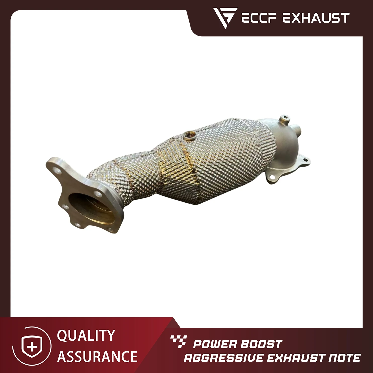 

ECCF High Flow Downpipe Performance Exhaust for Honda Civic Type R FL5