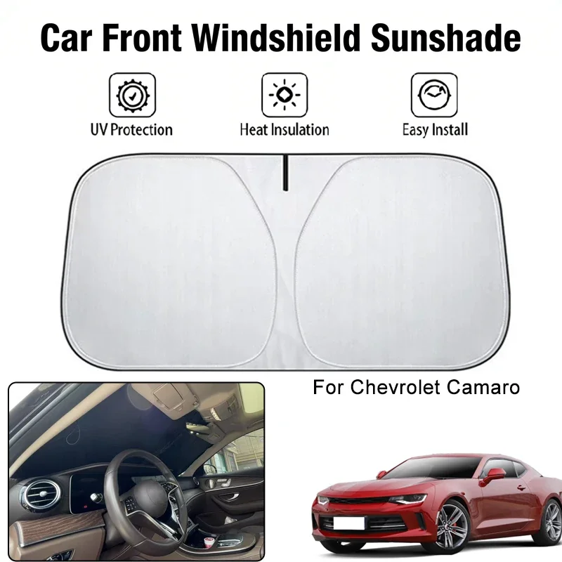 

Foldable Car Windshield Sun Shade UV Block Heat Insulation For Chevrolet Camaro Interior Protection Accessories