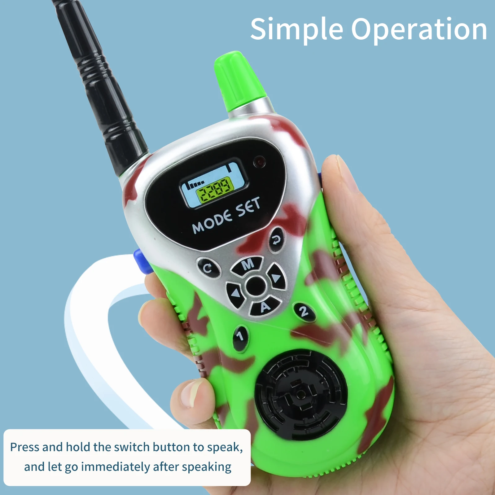 Children's mini walkie-talkie toys 2-pack wireless calling parent-child interactive outdoor toys