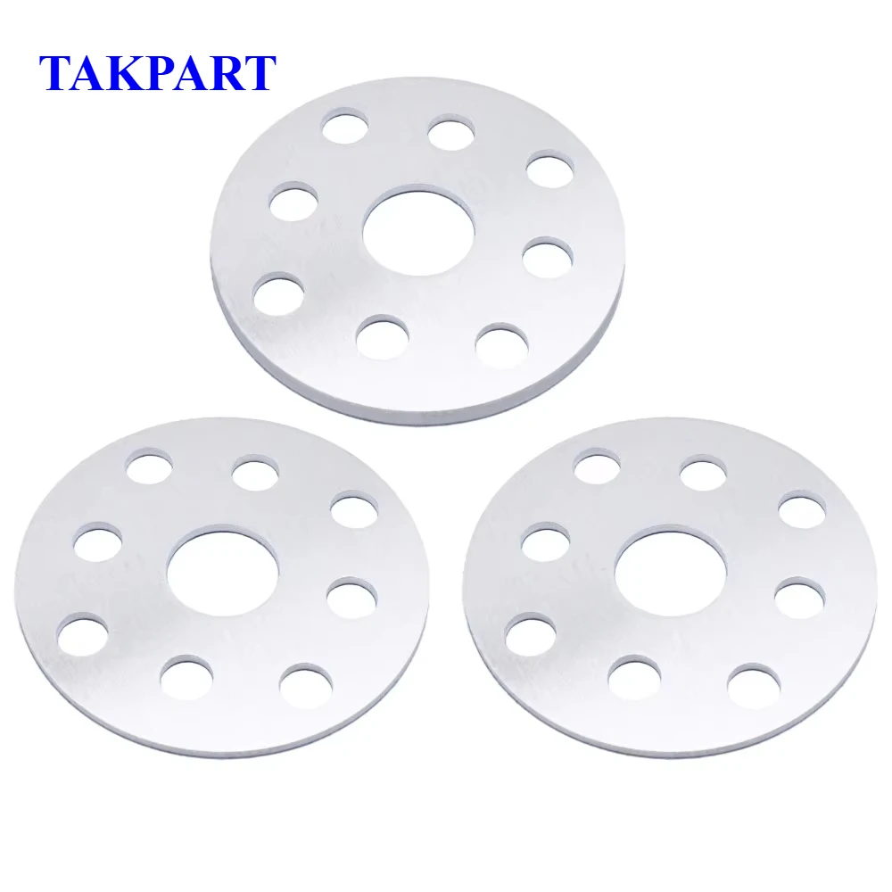 TAKPART 3 Pcs Water Pump Pulley Shim 1/8 Inch 1/16 Inch Water Pump Pulley Shim Fits for Most SBC BBC SBF 302 350 427 454