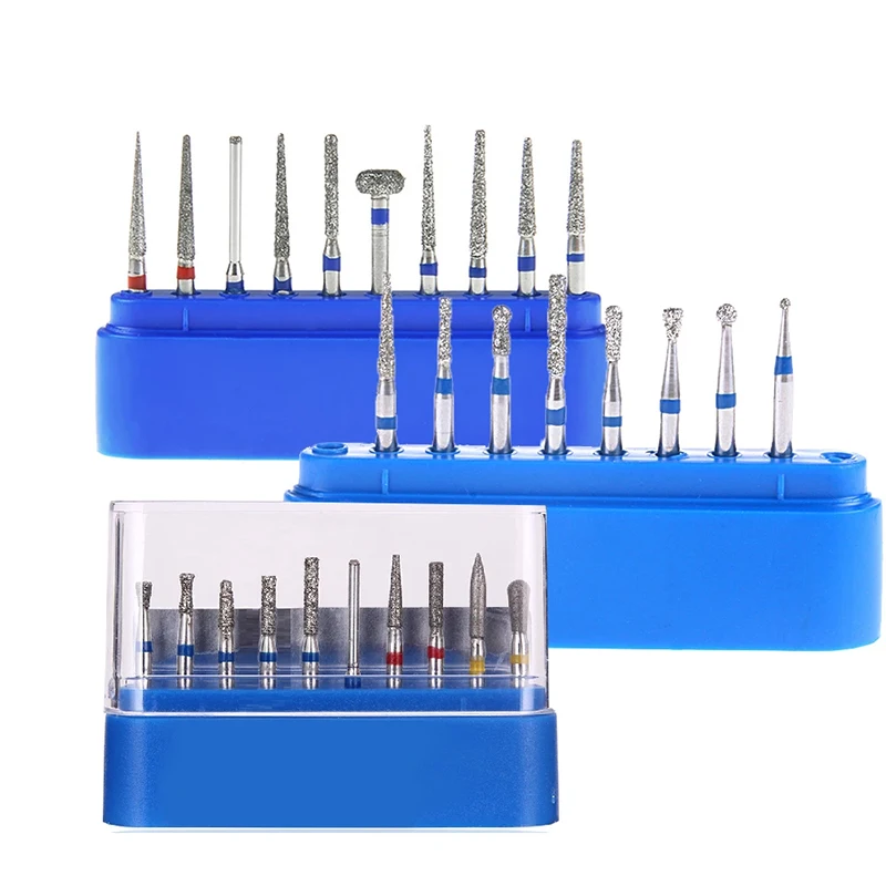 1 Box Dental Diamond Bur Fit For Dental High Speed Handpiece Dental Instrument Tool FG Series Dental Burs Drills Dentist Drills