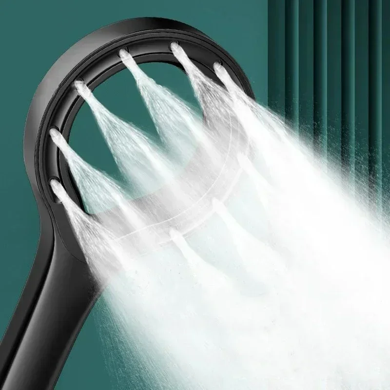 Bathroom Spray Shower Head Pressurized Handheld Shower Big Panel Booster Mixer Bathroom Shower Faucet Accessories Bath Tool