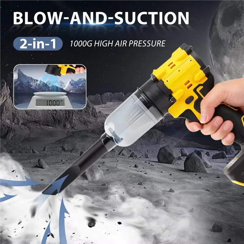 ABAE-Cordless Air Blower 200M/S Brushless Turbo Jet Fan 110000RPM Violent Handheld Power Tool For Makita/Dewalts Battery