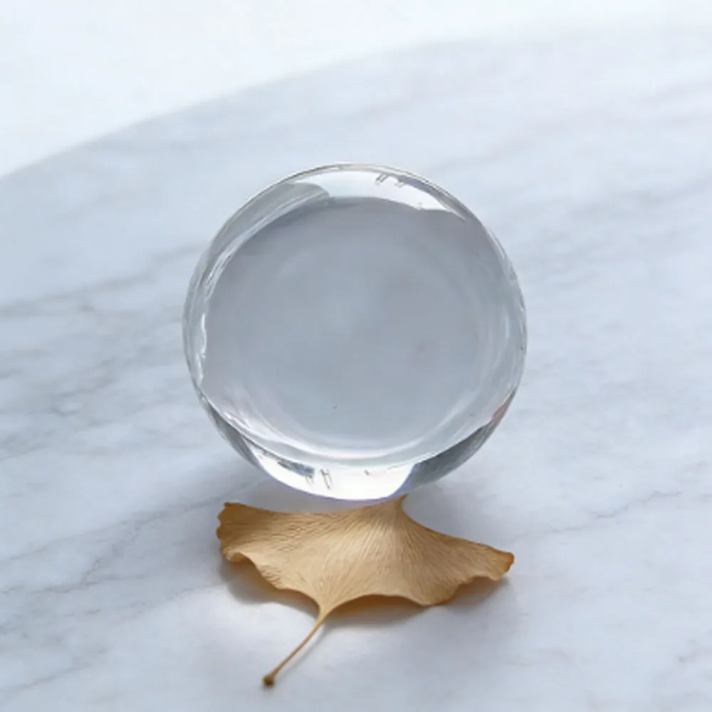 1-10Pcs Dia 25mm/30mm Crystal Ball Transparent Decoration Fish Tank Balls DIY Game Art Pieces Solid Color Glass Balls