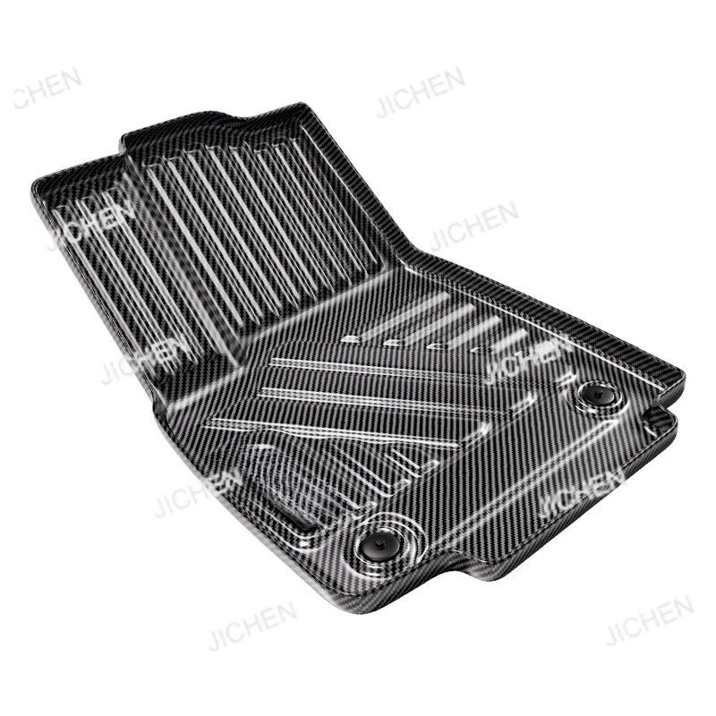 

Neu versandte Artikel Car mats Interior EV decoration and modification Accessories Carbon fiber pattern TPE