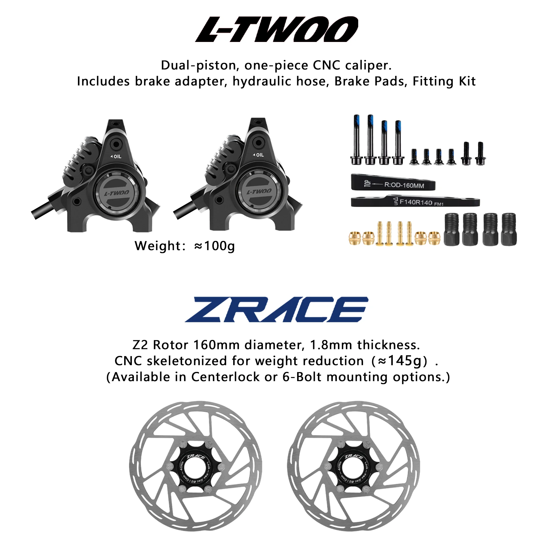 LTWOO GRT12 1x12 Speed Gravel Bike Groupset Hydraulic Disc Brake Shifter Rear Derailleur ZRACE Crankset Cassette GRX Compatible