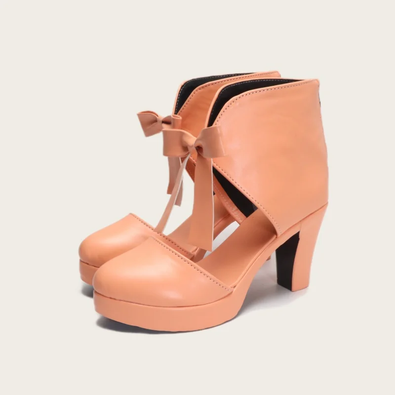 2025 nuovo La Ragazza Magica e il Tenente Malvagio Utilizzato per Essere Archenemies Stivali Nuovo Anime MahoAku Mimori Byakuya Scarpe Cosplay
