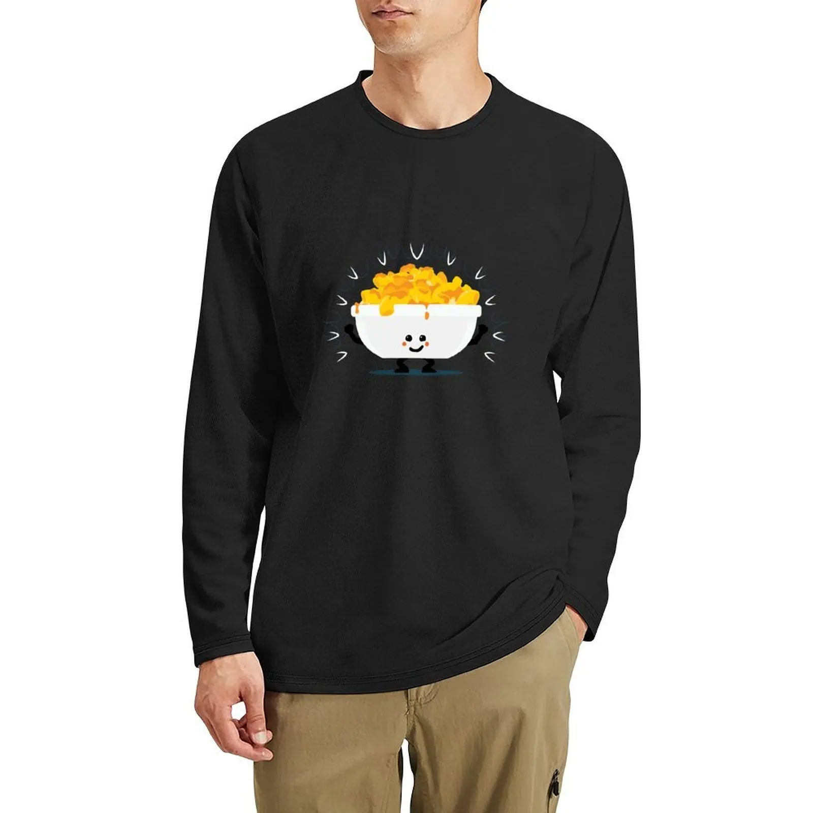 

Character Fusion - Just Mac&Cheese Long T-Shirt aesthetic clothes vintage clothes tops big and tall t shirts for men