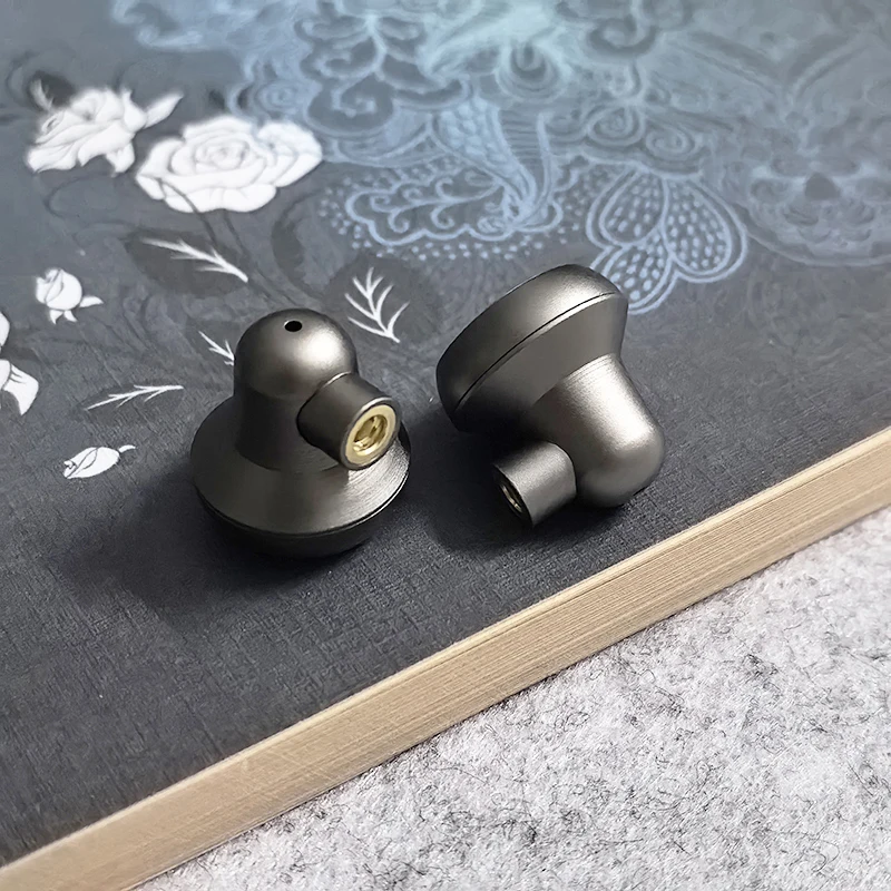 LUN SHENG AEOLIAN Bells Flat Head Earbuds In Ear Earphone Wired HIFI 13.6mm Circular Composite Dynamic Driver MMCX