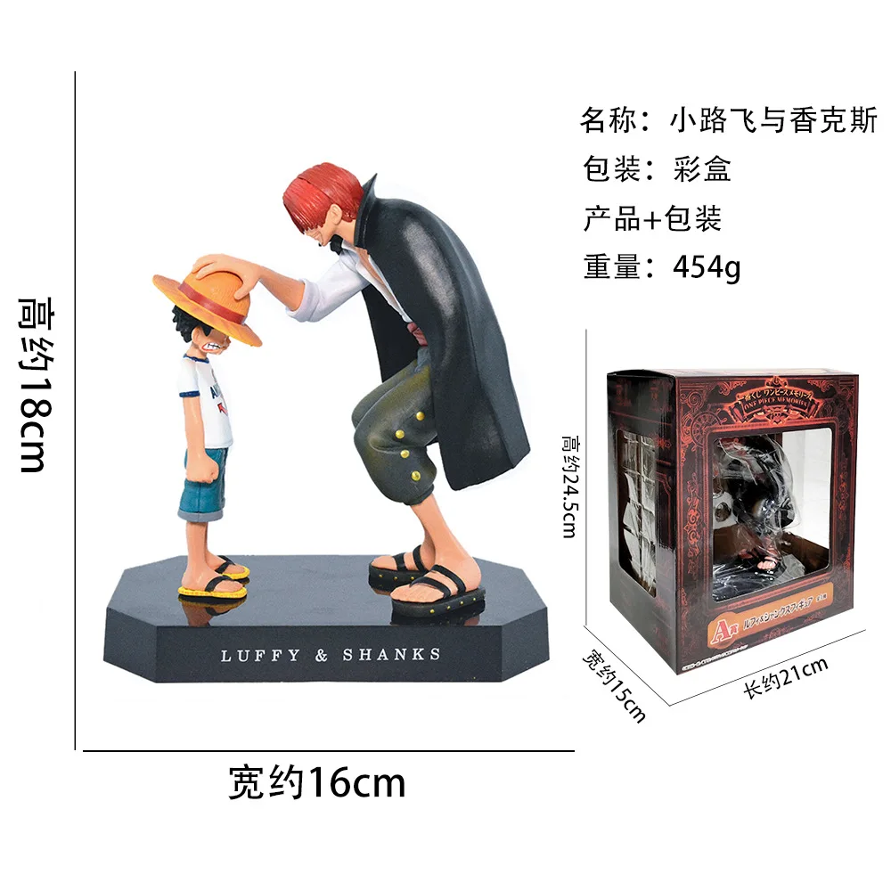 One Piece Hand Do Luffy Hand Do Red Hair Shanks Model Decoration Birthday Gift Animation Around Two Yuan