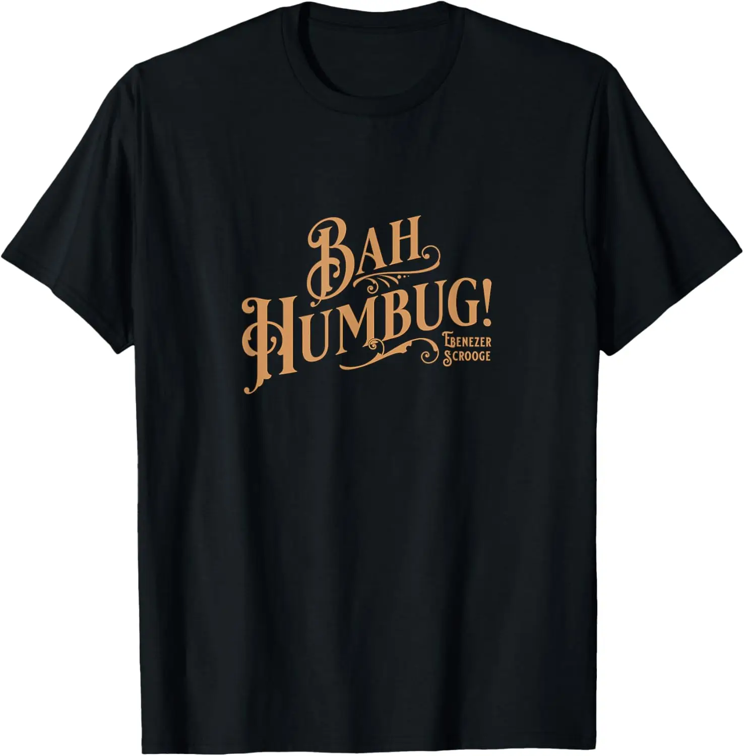 T-shirt Bah Hum Bug Design, Carol de Noël, Scrooge, Marley, Holiday